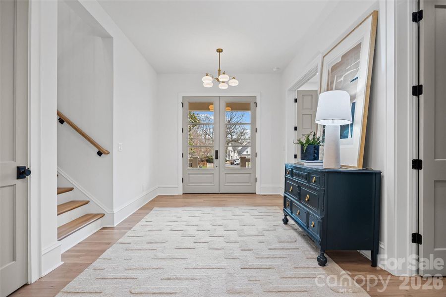Furnished interior view inside a new home in , Charlotte (Image 8).