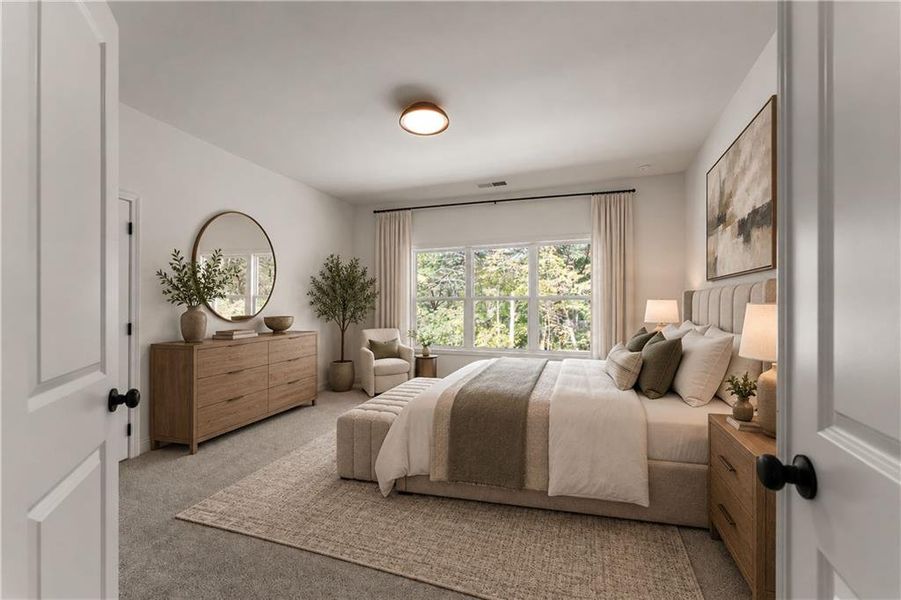Furnished interior view inside a new home in , Waleska (Image 9).