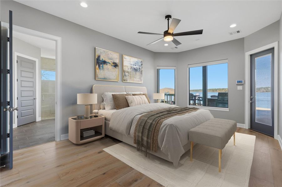 Furnished interior view inside a new home in , Montgomery (Image 18).