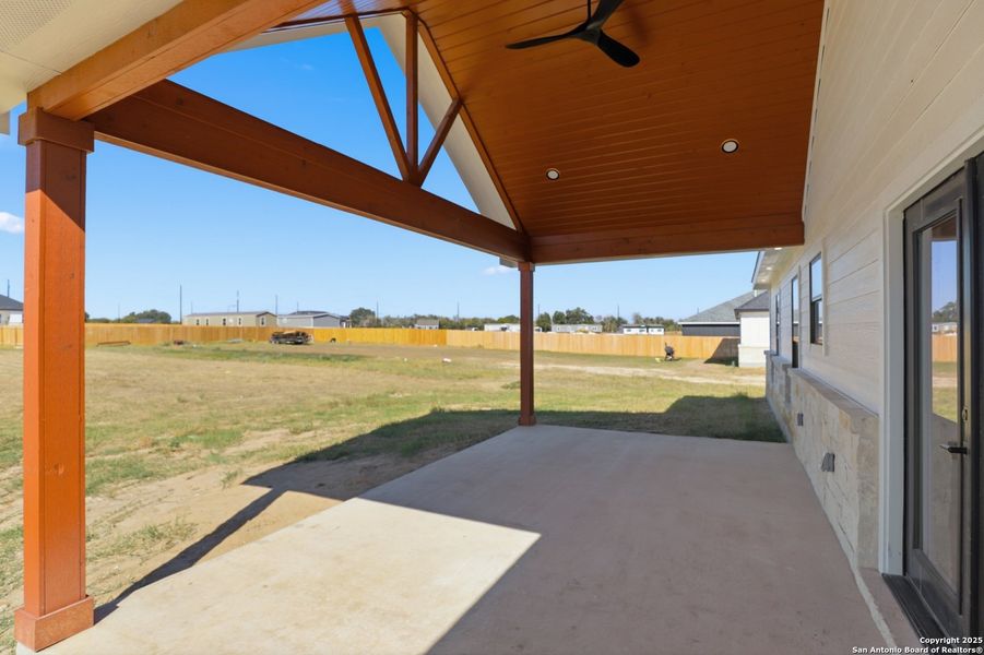 Exterior details and patio area of a home in , Atascosa (Image 4). Exterior details and patio area of a home in , Atascosa (Image 4).