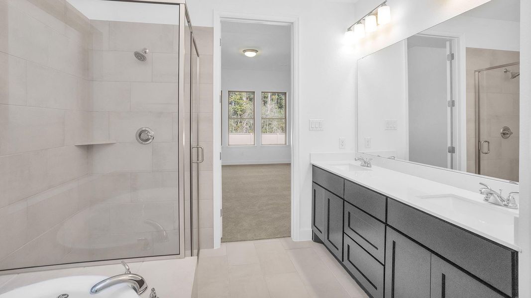 Furnished interior view inside a new home in Audubon Park 45', Magnolia (Image 4).