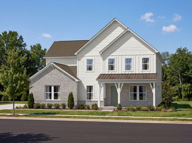 Representative exterior photo of a completed home built from the Oakhurst by John Wieland in Iverly, Canton, GA (Image 2). Representative exterior photo of a completed home built from the Oakhurst by John Wieland in Iverly, Canton, GA (Image 2).