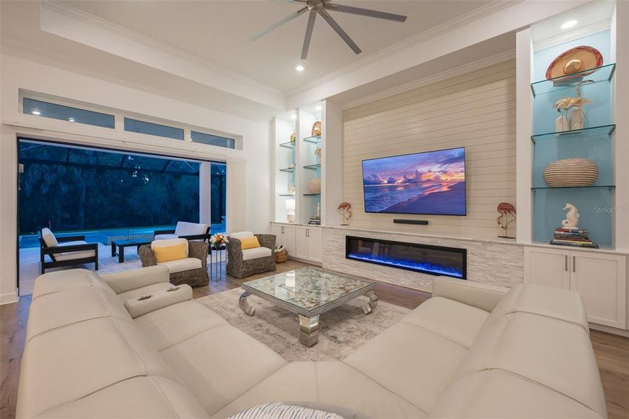 Furnished interior view inside a new home in , Sarasota (Image 41).