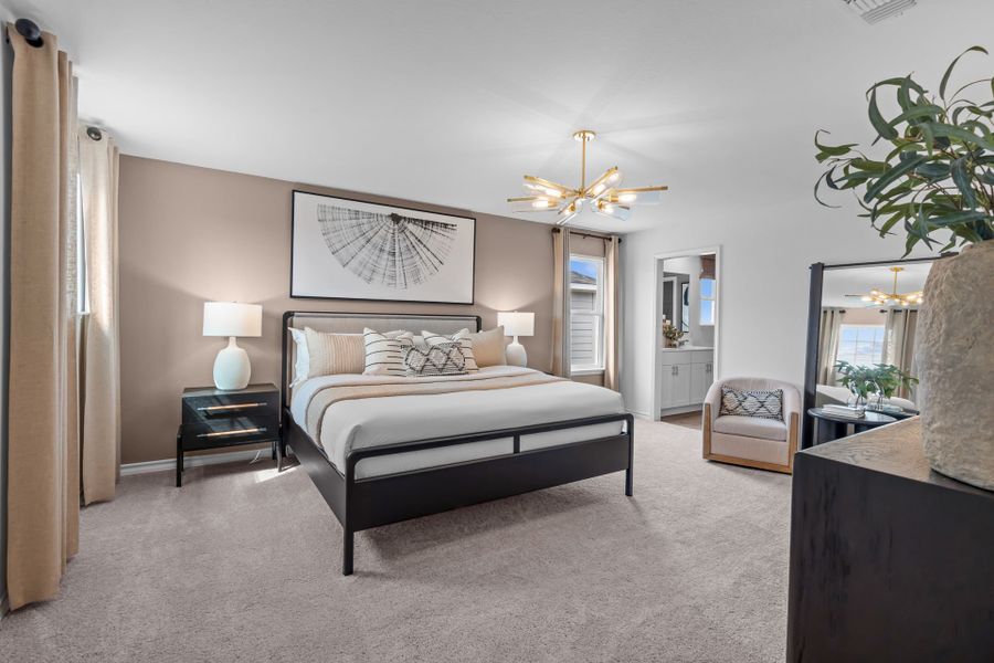 Furnished interior view inside a new home in Lily Springs, Seguin (Image 5).