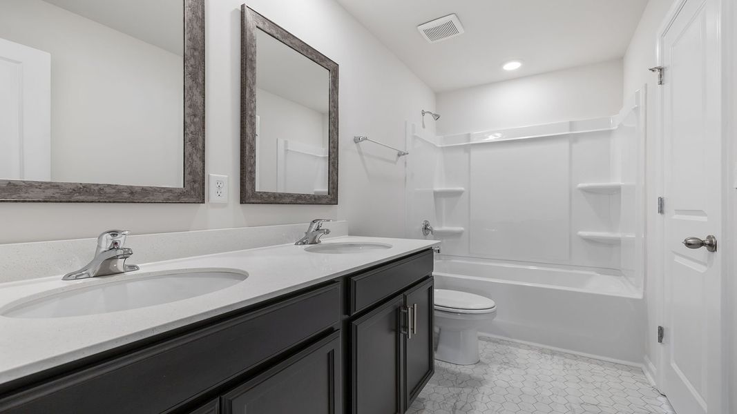 Furnished interior view inside a new home in Durbin Meadows Traditions, Fountain Inn (Image 11).