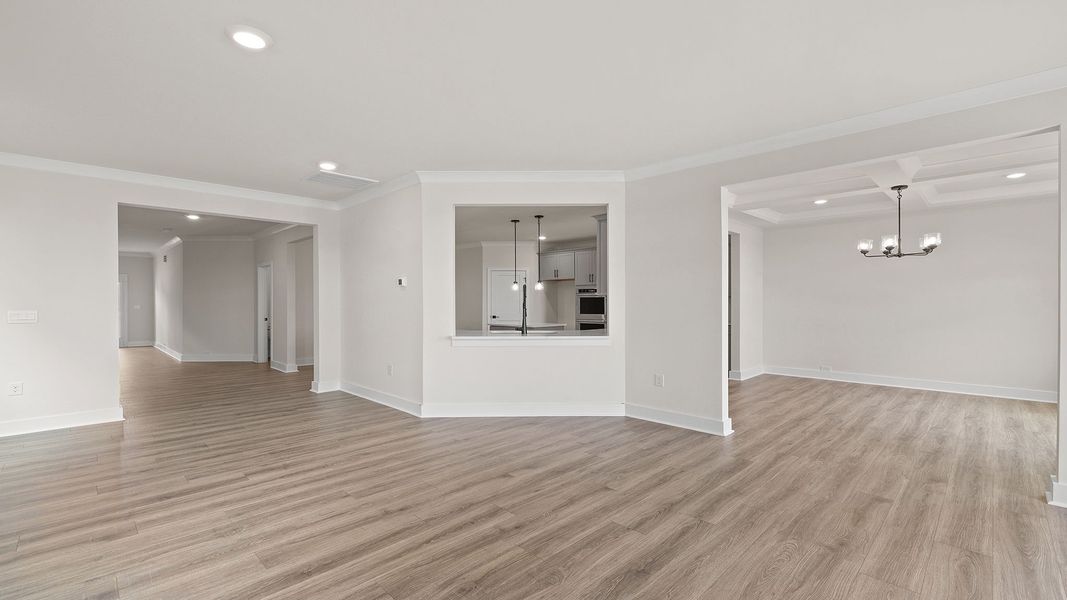 Spacious, unfurnished interior of a new home in Adams Glen, Greenville (Image 23).