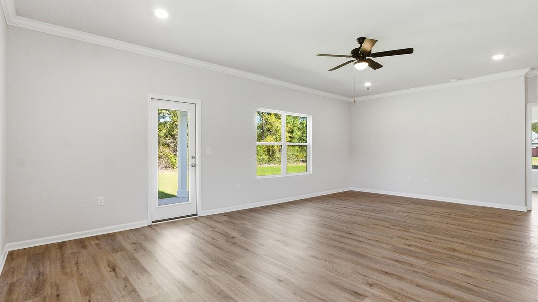 Spacious, unfurnished interior of a new home in Greystone, Crawfordville (Image 14). Spacious, unfurnished interior of a new home in Greystone, Crawfordville (Image 14).