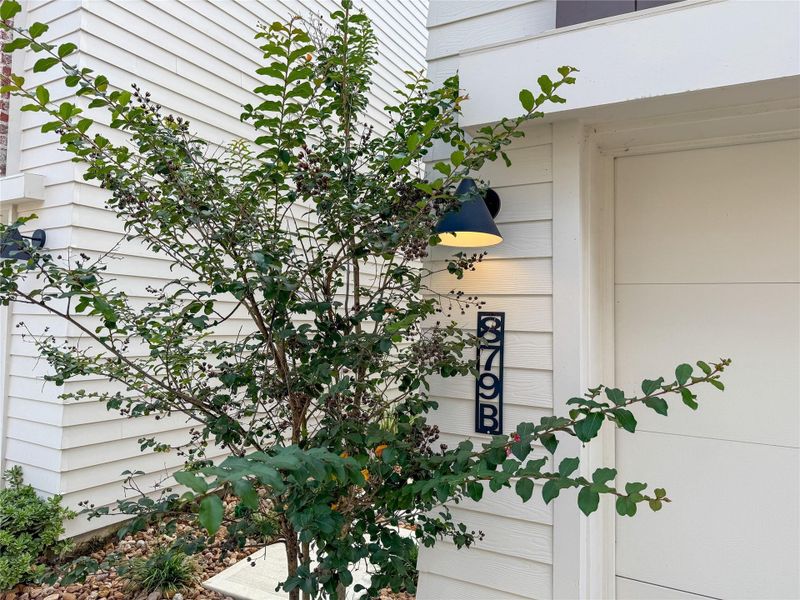 Exterior details and patio area of a home in Rachel Landing, Houston (Image 2). Exterior details and patio area of a home in Rachel Landing, Houston (Image 2).