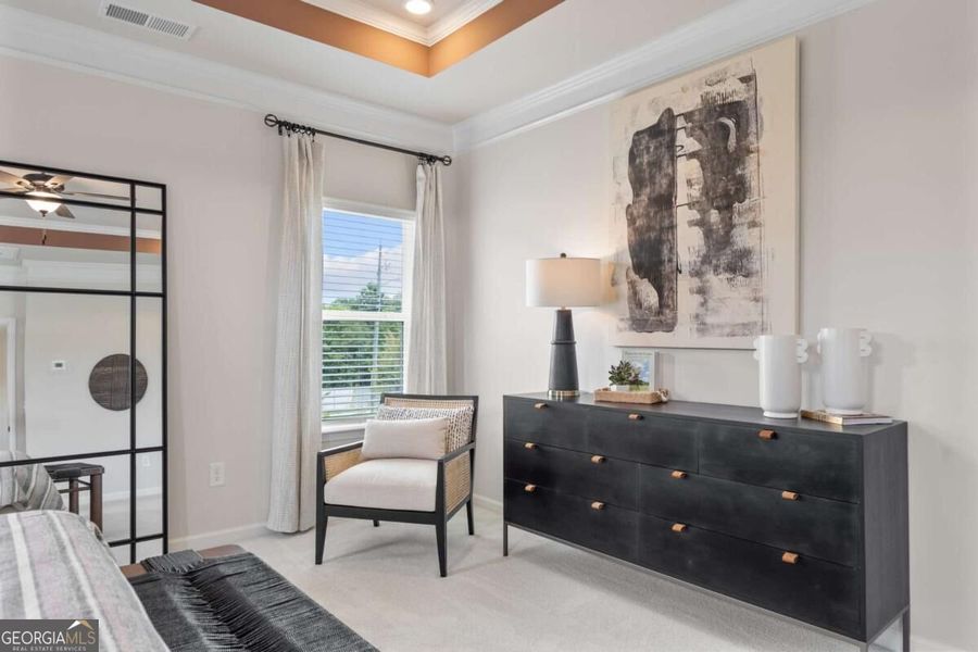 Furnished interior view inside a new home in Glendale Towns, Conyers (Image 26). Furnished interior view inside a new home in Glendale Towns, Conyers (Image 26).