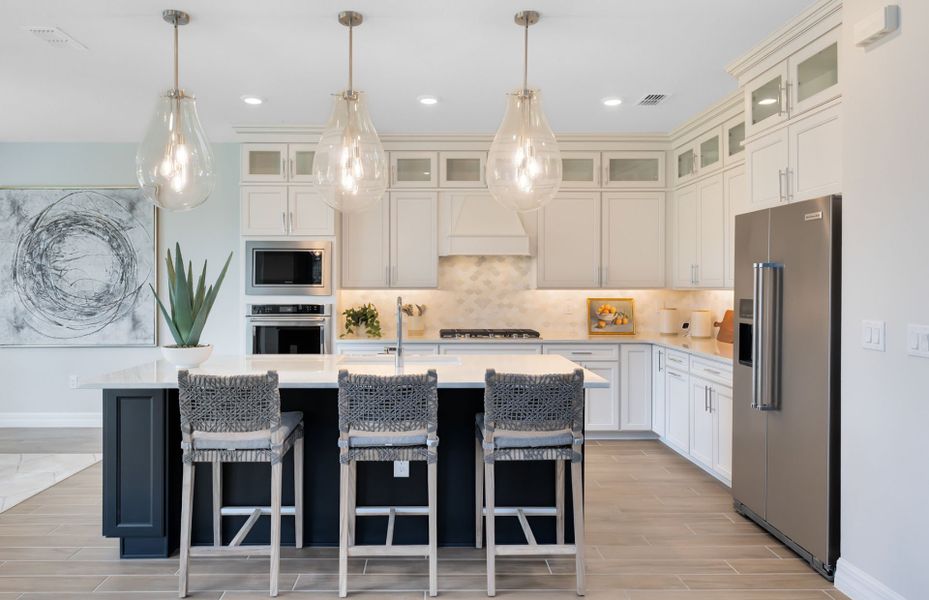 Furnished interior view inside a new home in Parkview Reserve, Orlando (Image 8).