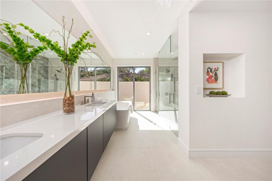 Furnished interior view inside a new home in , Miami (Image 16). Furnished interior view inside a new home in , Miami (Image 16).