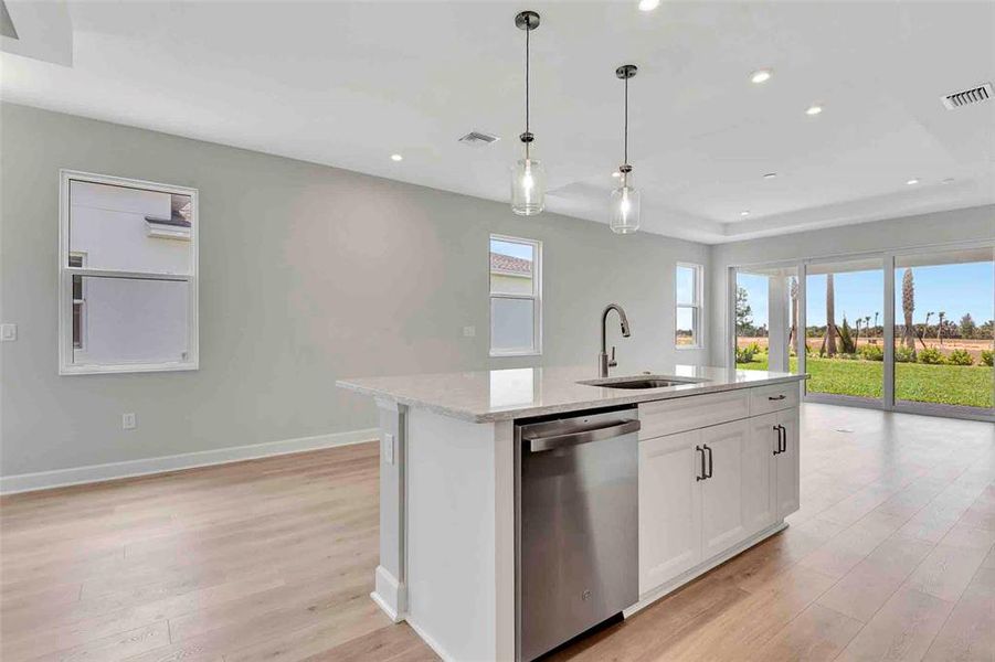 Furnished interior view inside a new home in Cresswind at Lake Harris, Tavares (Image 16).
