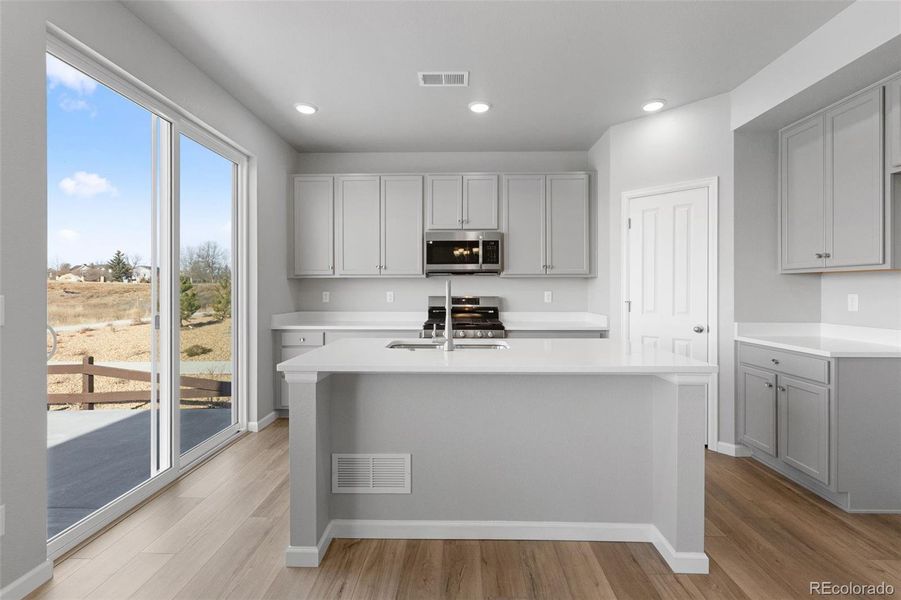 Furnished interior view inside a new home in Highlands Preserve, Mead (Image 10).