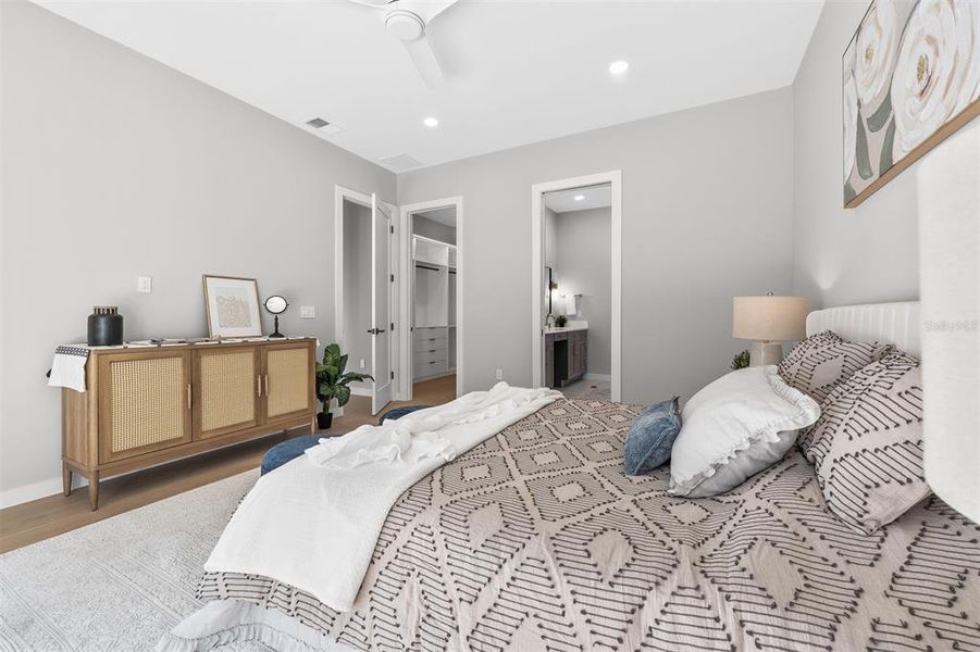 Furnished interior view inside a new home in College Park, Orlando (Image 39). Furnished interior view inside a new home in College Park, Orlando (Image 39).