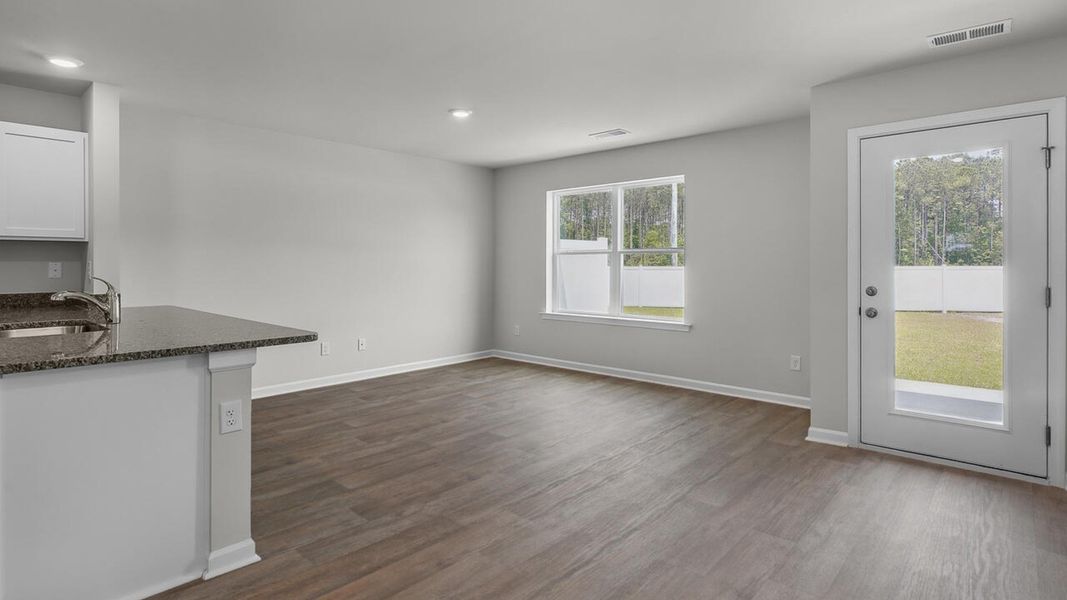 Spacious, unfurnished interior of a new home in Townes at Seabrooke, Leland (Image 15).