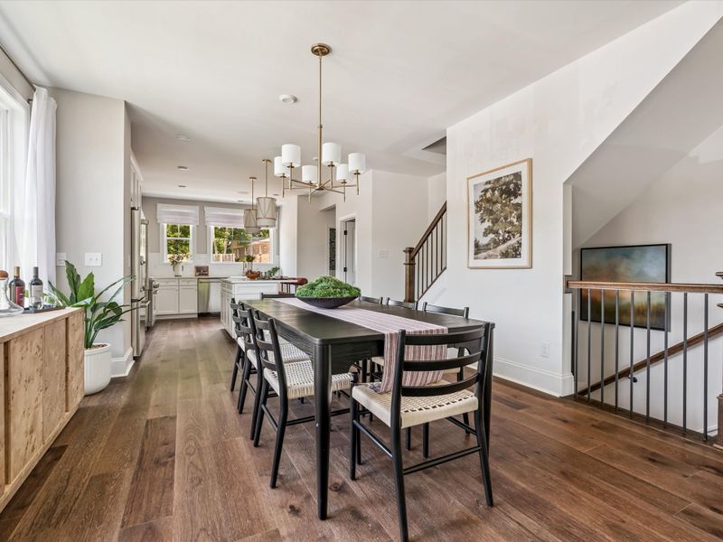 Furnished interior view inside a new home in Old Town Village, Waxhaw (Image 8).