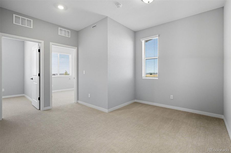 Loft at top of stairs, entrance to 2 Bedrooms