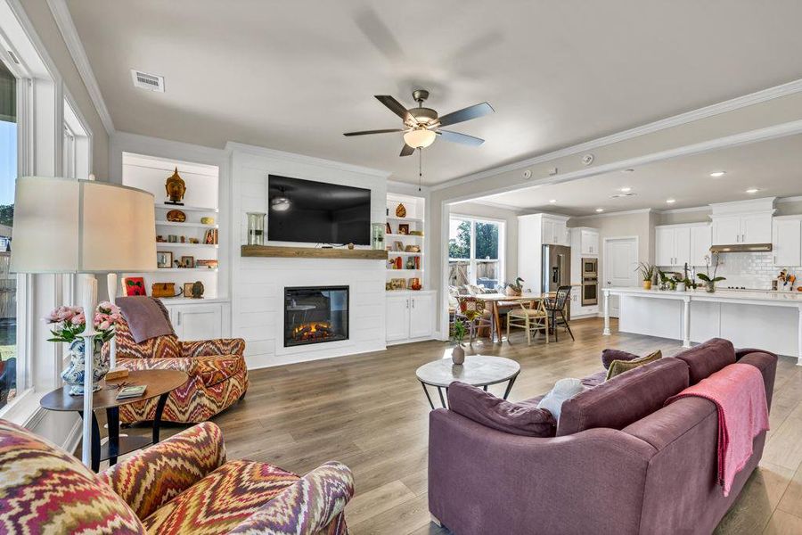 Furnished interior view inside a new home in , Winder (Image 25).