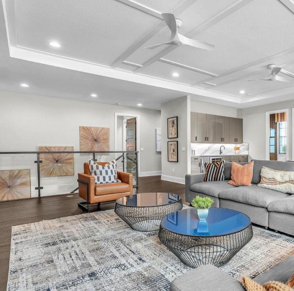 Furnished interior view inside a new home in Alton, Palm Beach Gardens (Image 15).