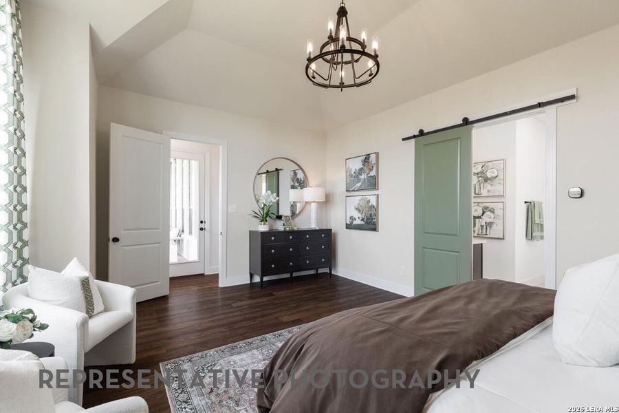 Furnished interior view inside a new home in Davis Ranch, San Antonio (Image 9).