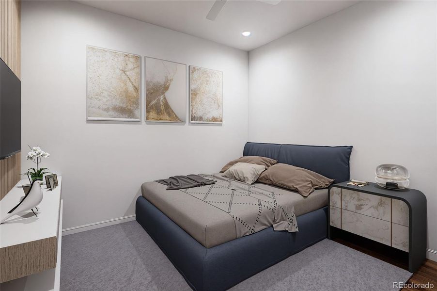 Furnished interior view inside a new home in , Granby (Image 31).