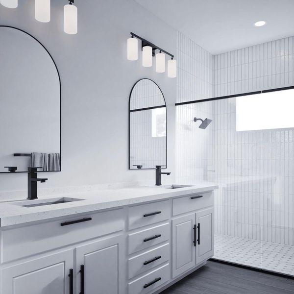 Furnished interior view inside a new home in , Houston (Image 17).
