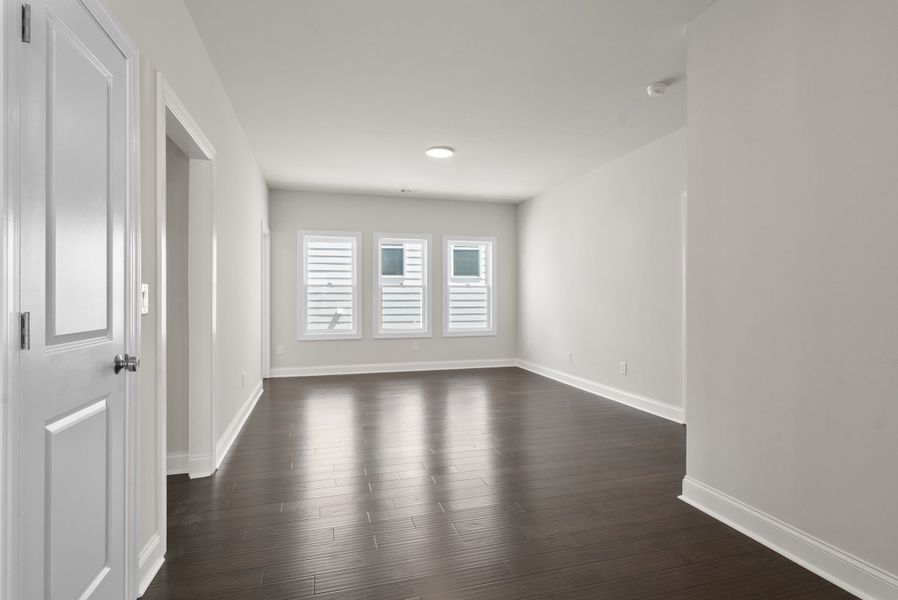 Representative unfurnished interior of a home built from the The Caplin by The Providence Group in Palisades Single Family, Cumming (Image 26). Representative unfurnished interior of a home built from the The Caplin by The Providence Group in Palisades Single Family, Cumming (Image 26).