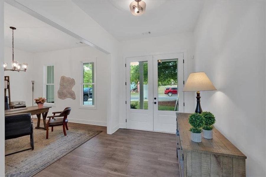 Furnished interior view inside a new home in , Cartersville (Image 12).