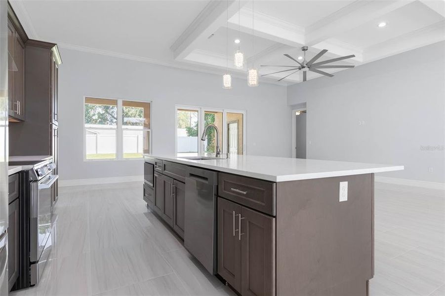 Furnished interior view inside a new home in , Palm Coast (Image 16).