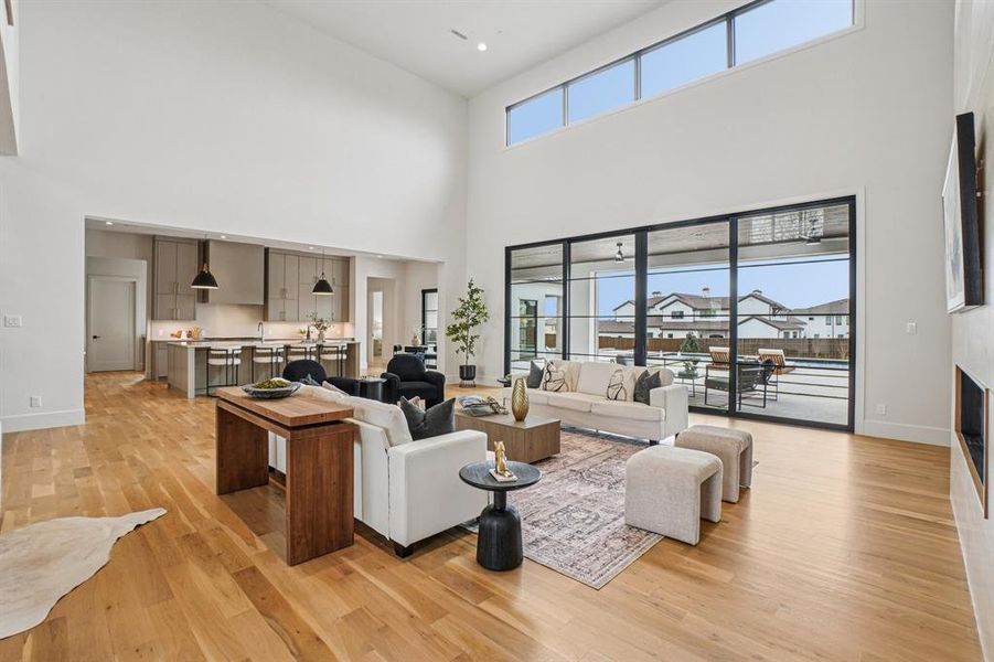 Furnished interior view inside a new home in , Southlake (Image 10). Furnished interior view inside a new home in , Southlake (Image 10).