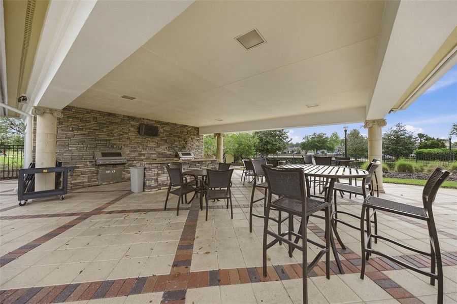 Exterior details and patio area of a home in , Land O' Lakes (Image 30).