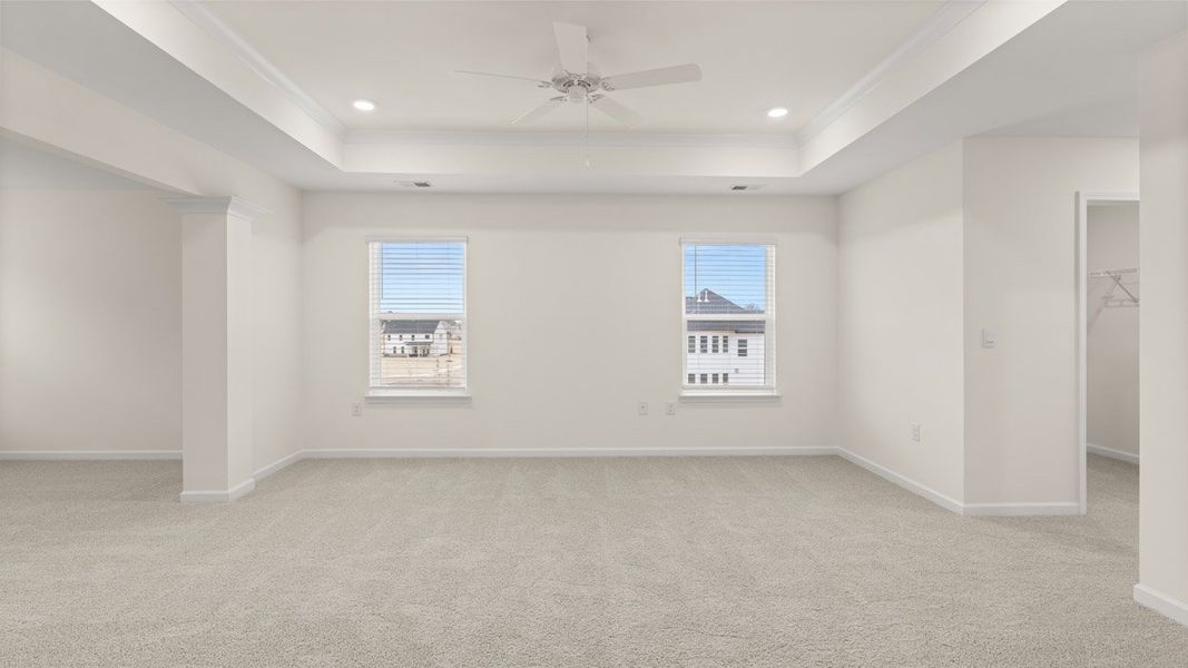 Spacious, unfurnished interior of a new home in The Gates at Pates Creek, Hampton (Image 44).