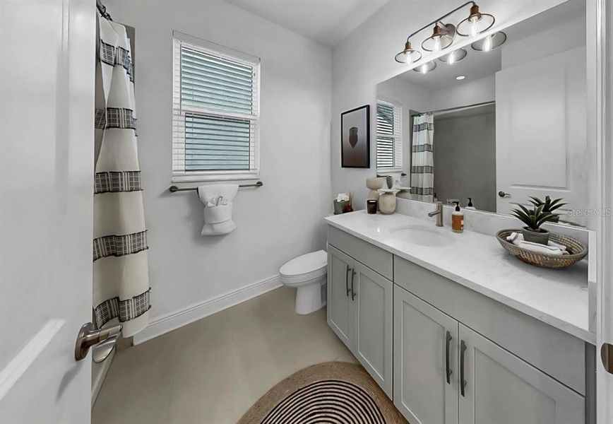 Furnished interior view inside a new home in , Sarasota (Image 44).