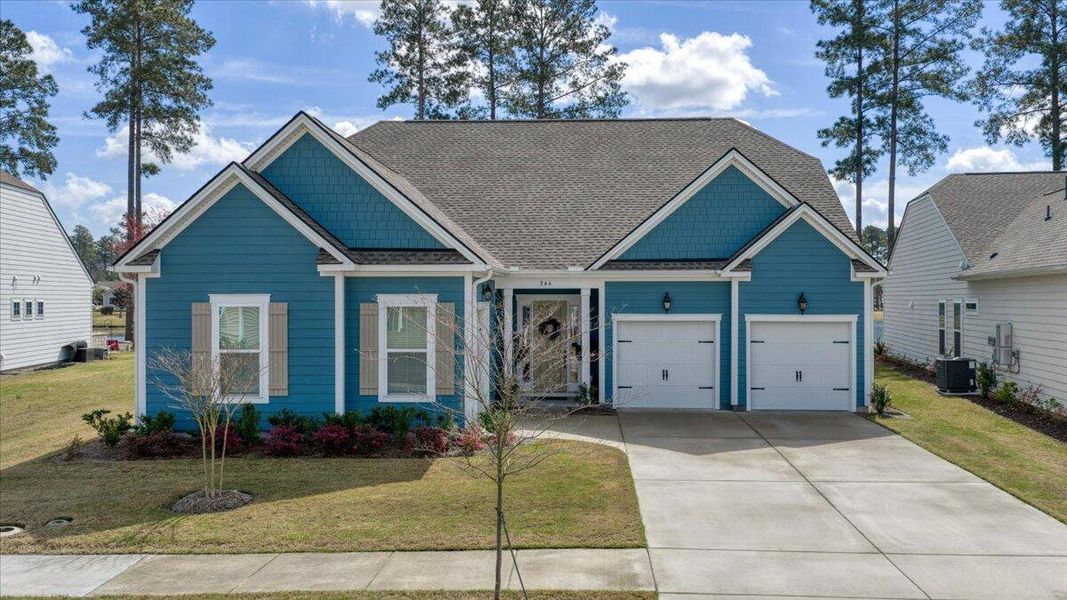 Front exterior of a new home in , Summerville, SC, highlighting curb appeal (Image 27).