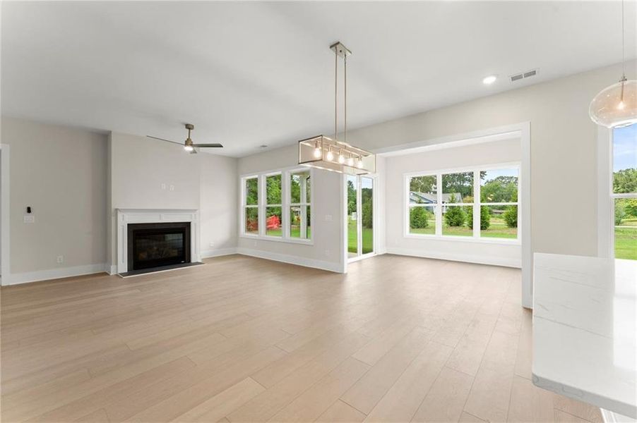 Spacious, unfurnished interior of a new home in Hillgrove Preserve, Powder Springs (Image 56).