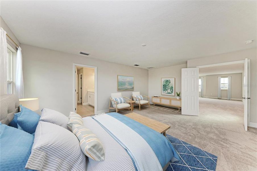 Furnished interior view inside a new home in Crosswind Ranch, Parrish (Image 13).