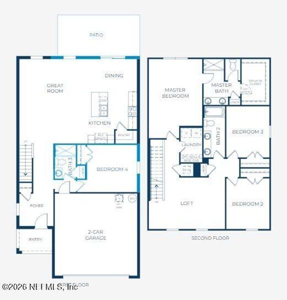 2D floor plan layout of this home in , Jacksonville, FL (Image 4). 2D floor plan layout of this home in , Jacksonville, FL (Image 4).