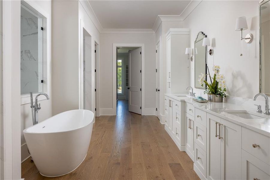 Furnished interior view inside a new home in , Canton (Image 9).