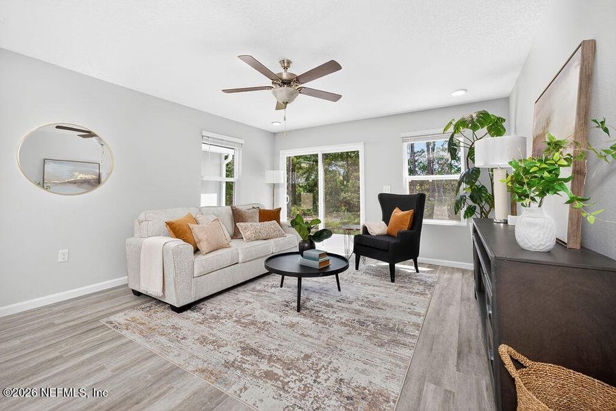 Furnished interior view inside a new home in , Jacksonville (Image 10).
