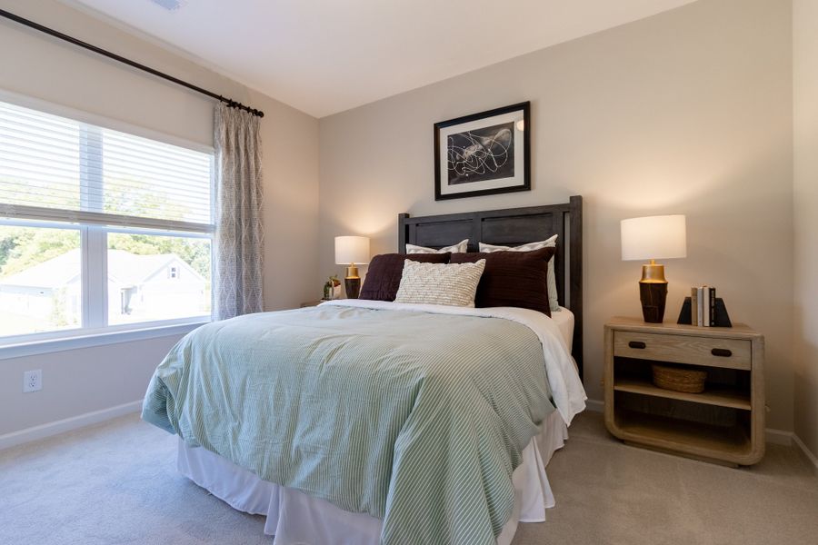 Furnished interior view inside a new home in Bryson Farms, Byron (Image 24). Furnished interior view inside a new home in Bryson Farms, Byron (Image 24).