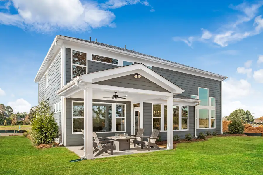 Representative exterior details of a home built from the Grandin by Fischer Homes in The Dunes at Sandbar, Santa Rosa Beach (Image 26).