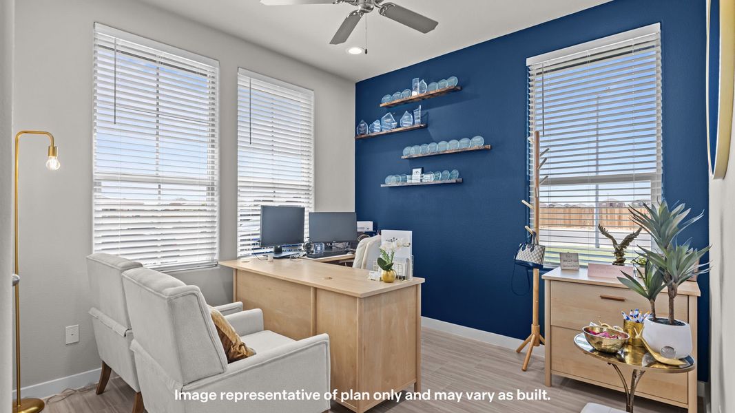 Furnished interior view inside a new home in Homestead at Parks Bell Ranch, Odessa (Image 15).