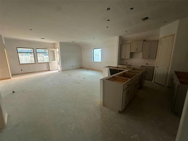 Actual progress of your home.