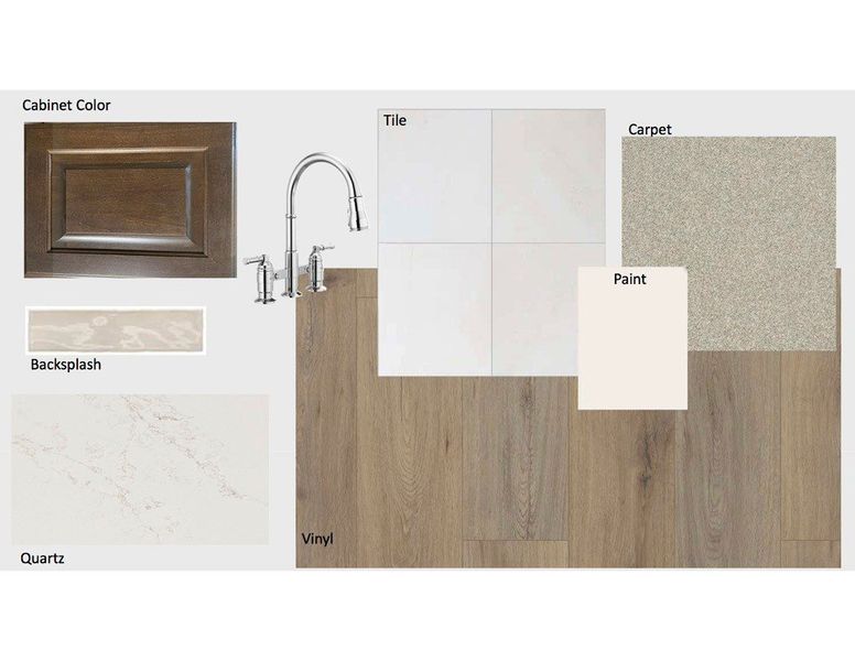 Sample of building materials used in homes in Fannin Ranch, Leonard (Image 3).