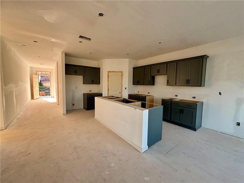 In-progress construction of a new home in Creekside, Dawsonville, GA (Image 67).