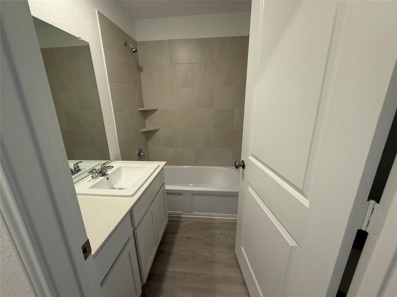 Furnished interior view inside a new home in Waterstone: Claremont Collection, Kyle (Image 6). Furnished interior view inside a new home in Waterstone: Claremont Collection, Kyle (Image 6).