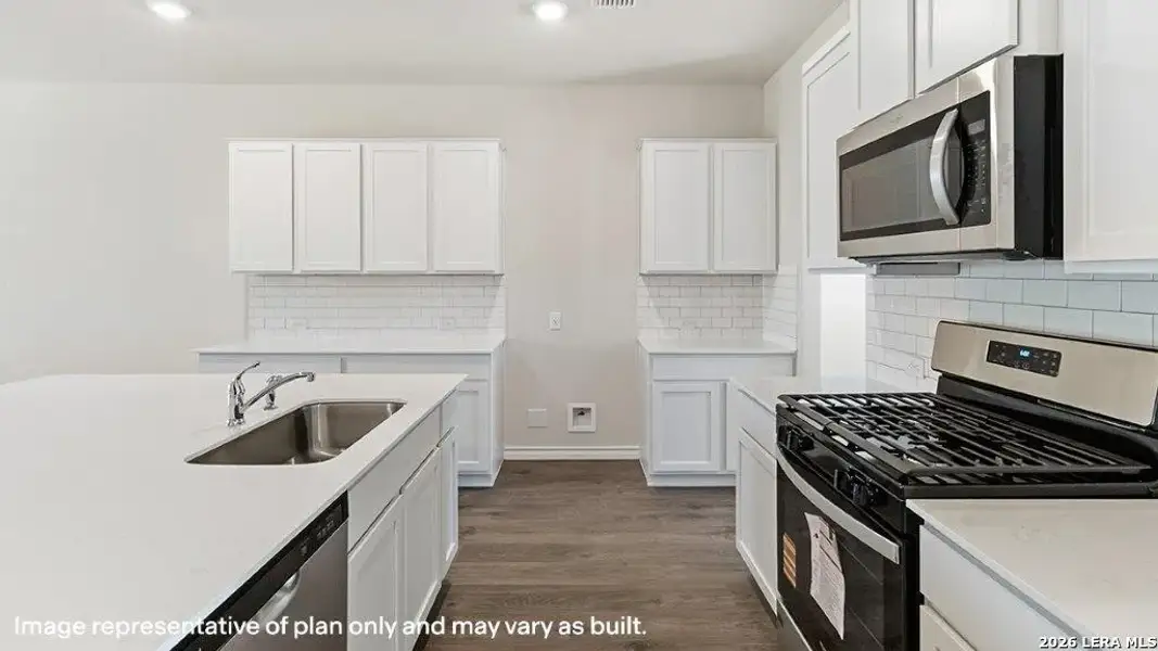 Furnished interior view inside a new home in Brookstone Creek, San Antonio (Image 5).