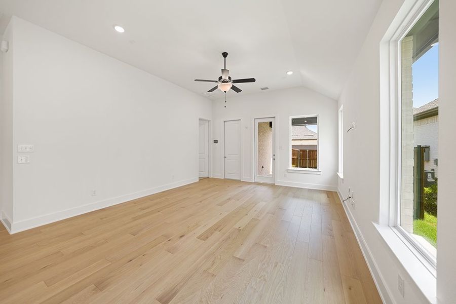 Spacious, unfurnished interior of a new home in Cottages of Celina, Celina (Image 21). Spacious, unfurnished interior of a new home in Cottages of Celina, Celina (Image 21).