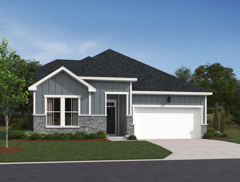 Representative exterior photo of a completed home built from the Cheyenne by Ashton Woods in Willow Landing, Mount Juliet, TN (Image 2).