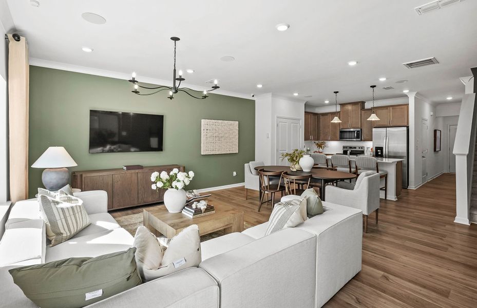 Representative furnished interior of a home built from the Landis by Pulte Homes in Mallard Park, Charlotte (Image 16).
